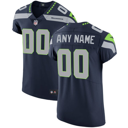 Seattle Seahawks Navy Custom Navy Football Jersey product image
