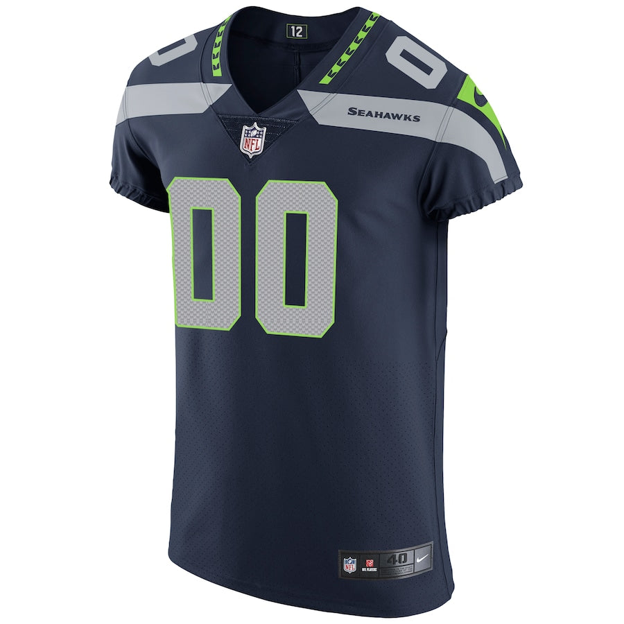 Seattle Seahawks Navy Custom Navy Football Jersey product image