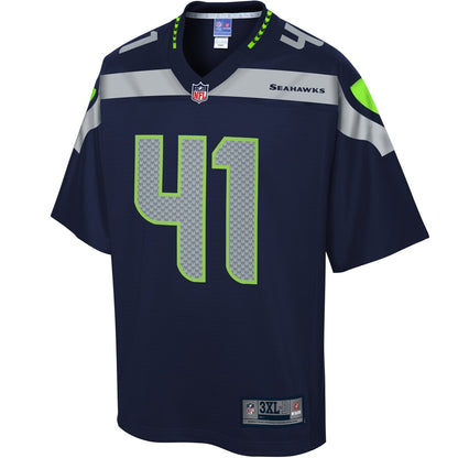 Seattle Seahawks Adam Choice Pro Line Big & Tall Navy Football Jersey product image