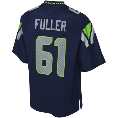 Seattle Seahawks Kyle Fuller Pro Line Big & Tall Team Color Navy Football Jersey product image
