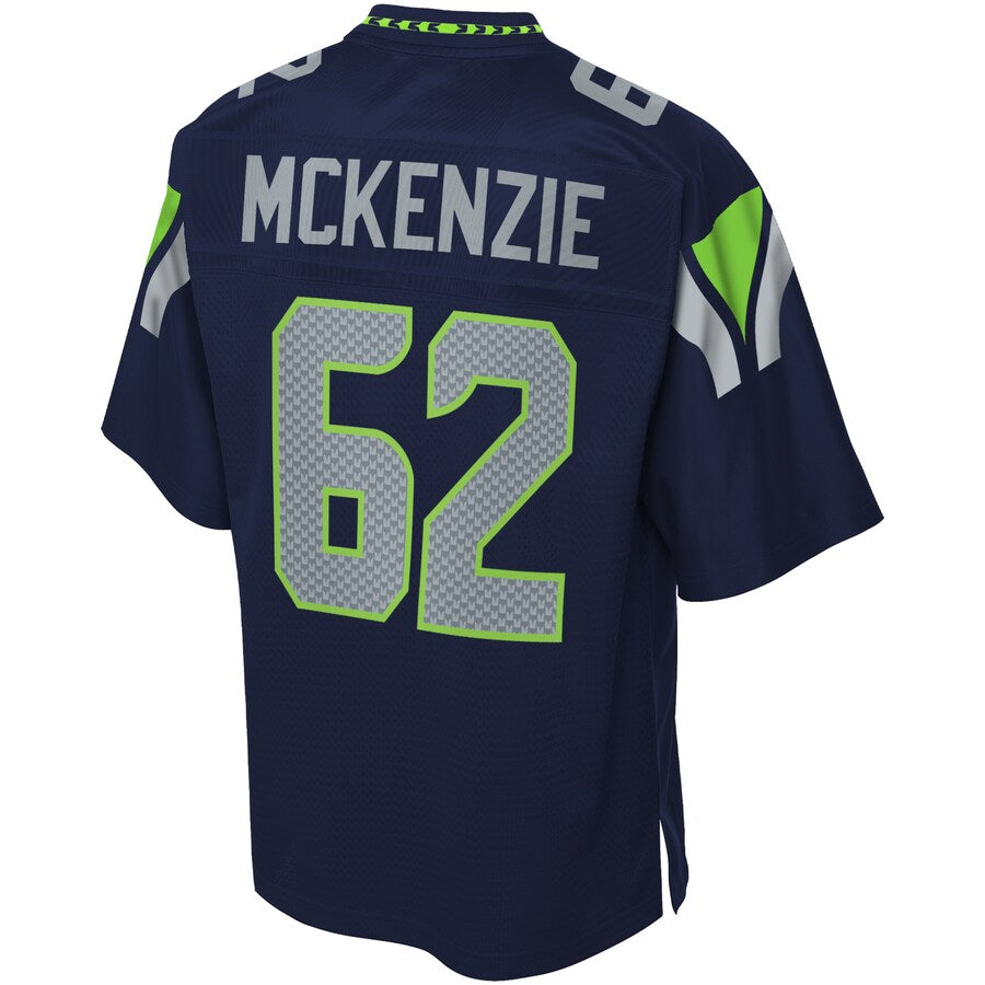 Seattle Seahawks Kahlil Mckenzie Pro Line Team Color Navy Football Jersey product image