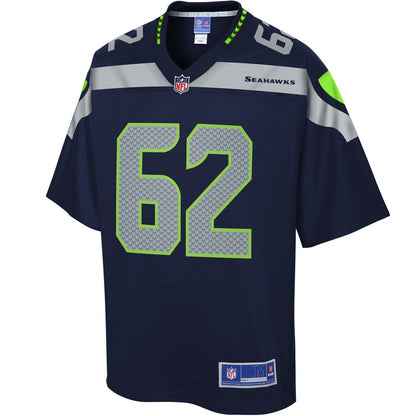 Seattle Seahawks Kahlil Mckenzie Pro Line Team Color Navy Football Jersey product image