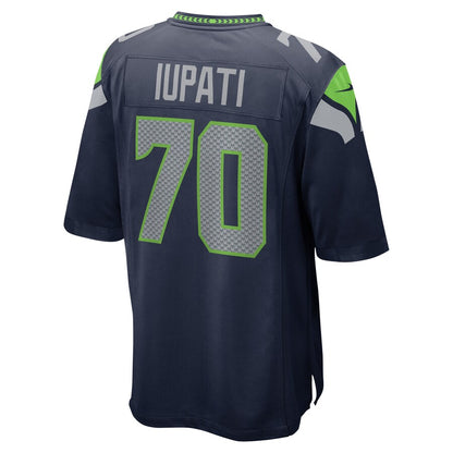 Seattle Seahawks Mike Iupati Game Navy Football Jersey product image