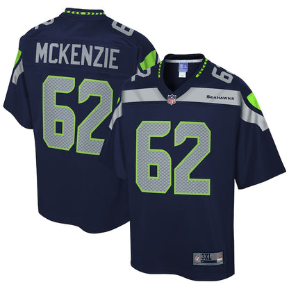 Seattle Seahawks Kahlil Mckenzie Pro Line Big & Tall Team Color Navy Football Jersey product image