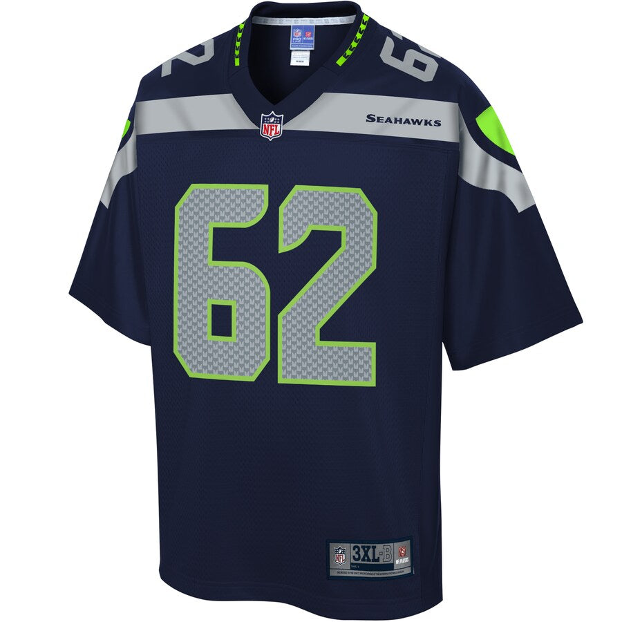 Seattle Seahawks Kahlil Mckenzie Pro Line Big & Tall Team Color Navy Football Jersey product image