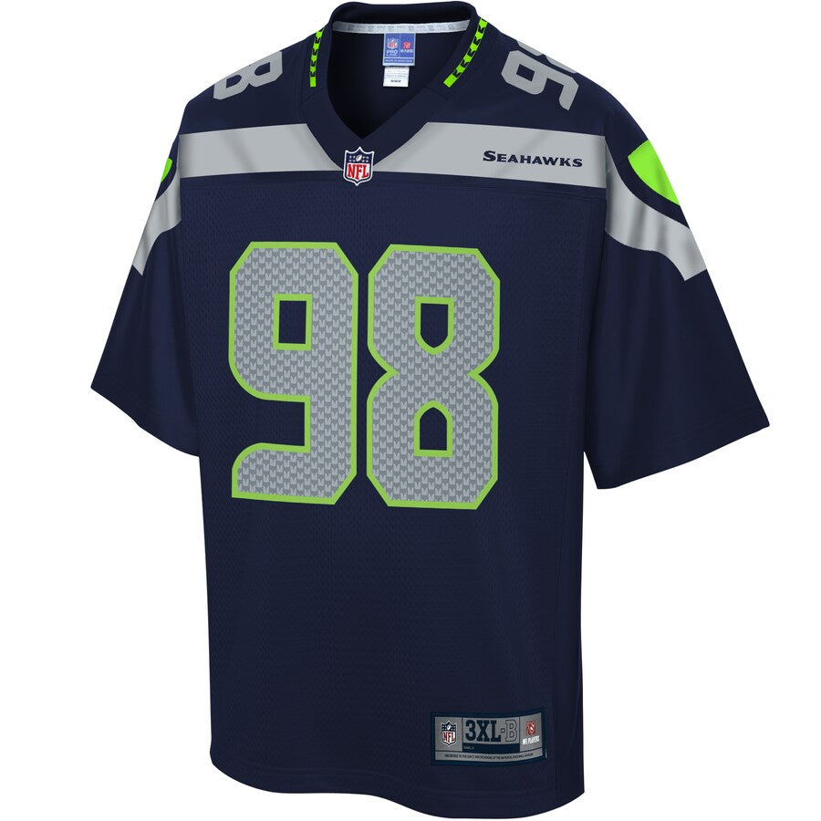 Seattle Seahawks Rasheem Pro Line Big & Tall Team Color Green Football Jersey product image