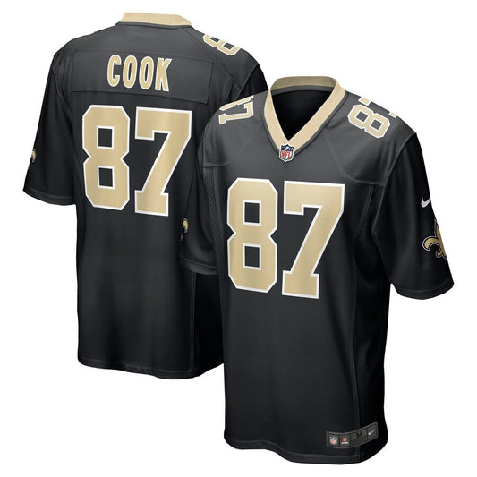 New Orleans Saints Jared Cook Game Black Football Jersey product image