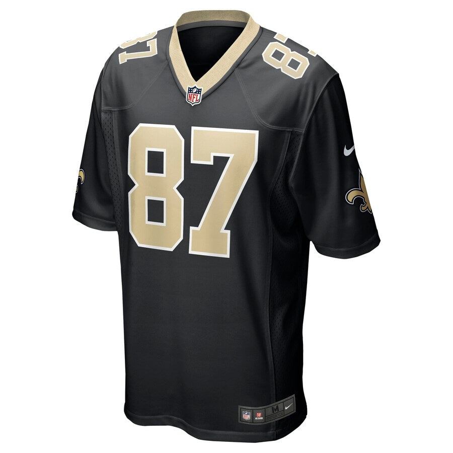 New Orleans Saints Jared Cook Game Black Football Jersey product image