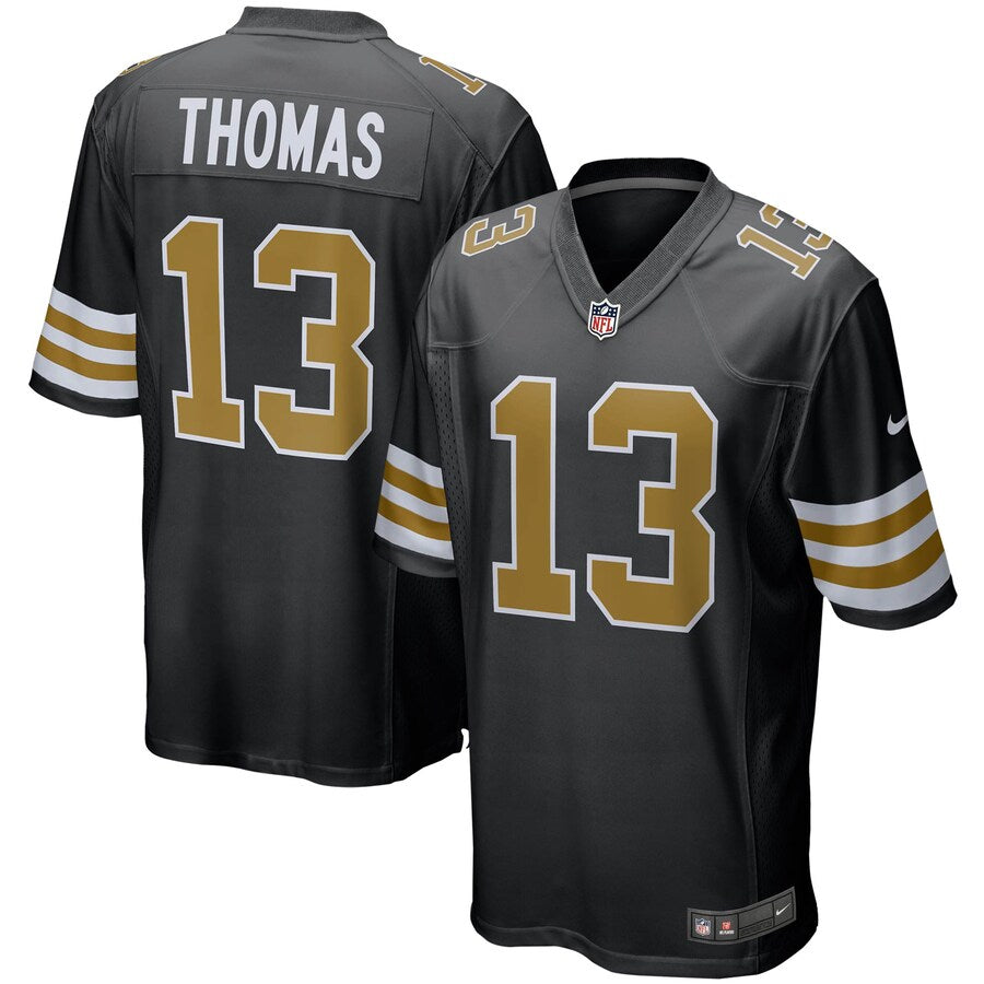New Orleans Saints Michael Thomas Alternate Game Black Football Jersey product image