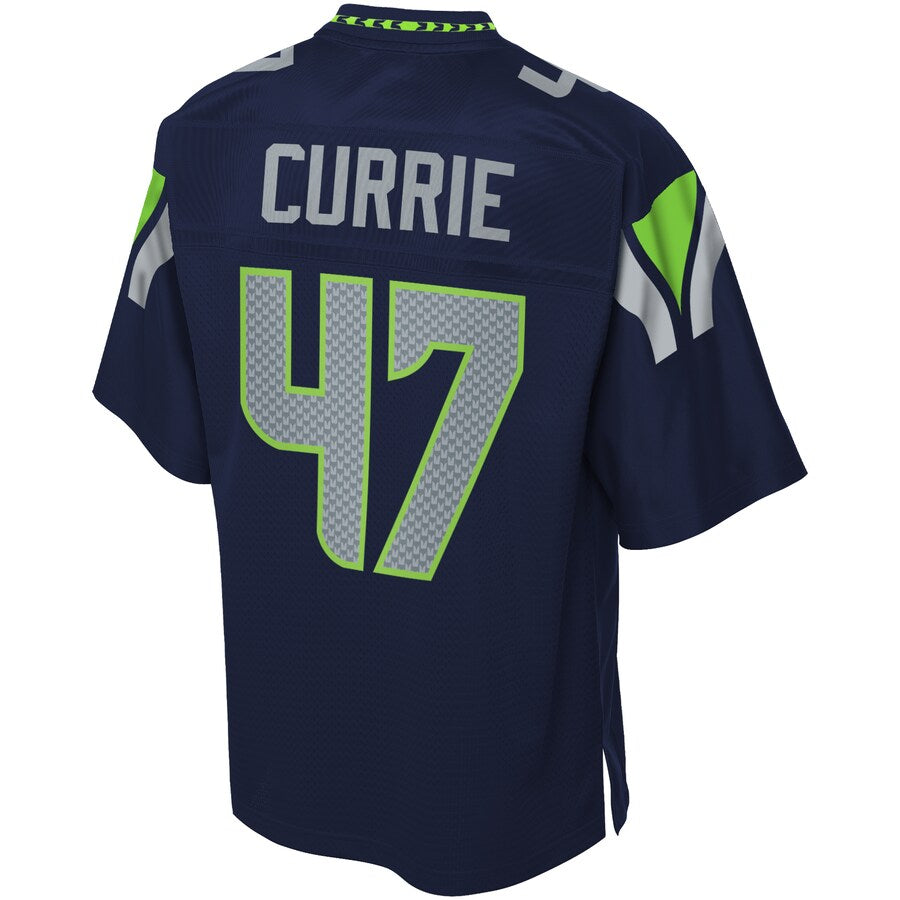 Seattle Seahawks Justin Currie Pro Line Big & Tall Navy Football Jersey product image