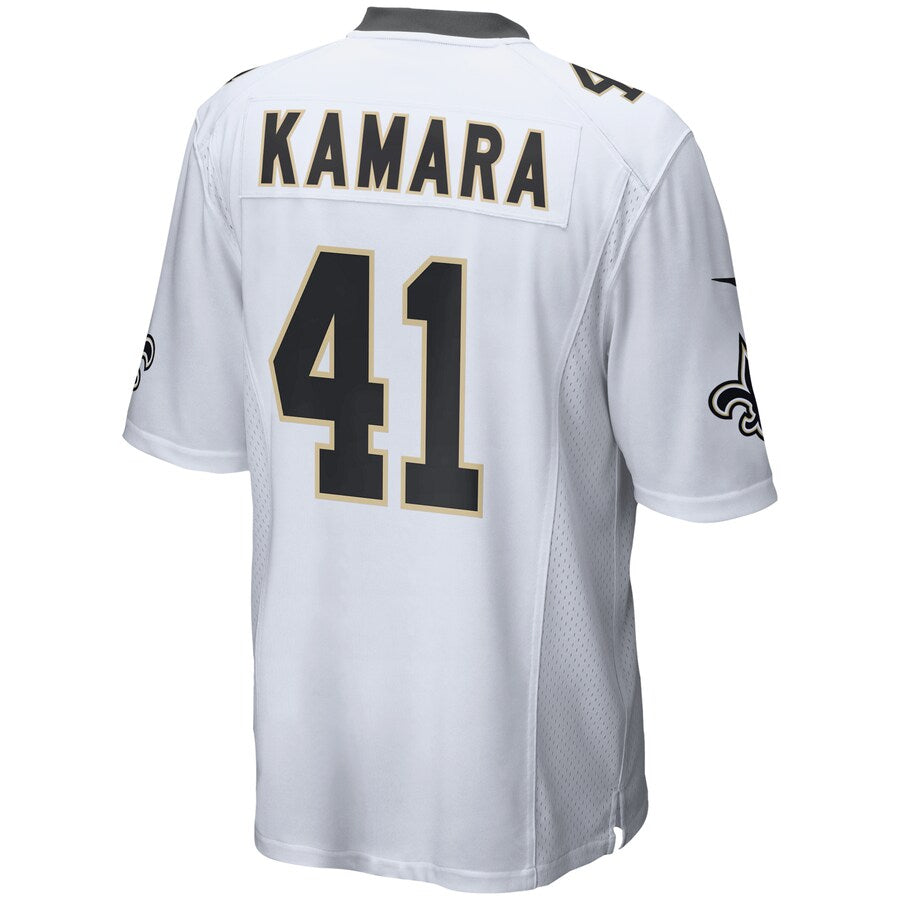 New Orleans Saints Alvin Kamara Game White Football Jersey product image