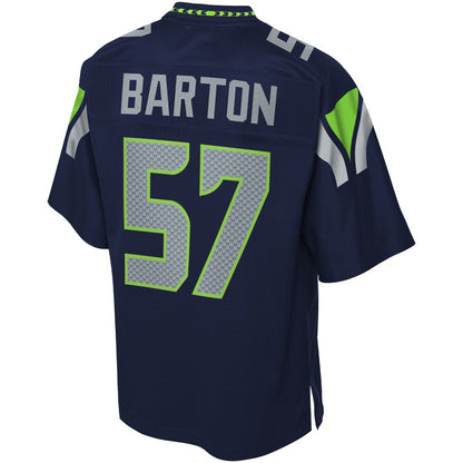 Seattle Seahawks Cody Barton Pro Line Big & Tall Navy Football Jersey product image