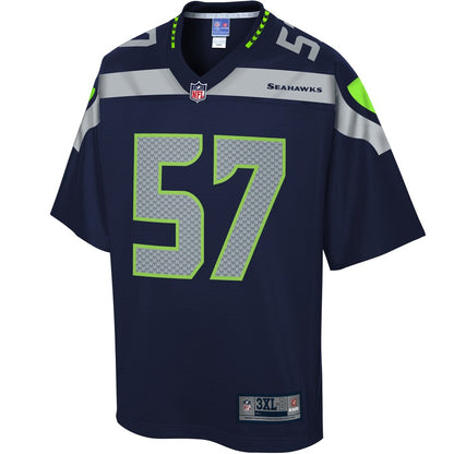 Seattle Seahawks Cody Barton Pro Line Big & Tall Navy Football Jersey product image