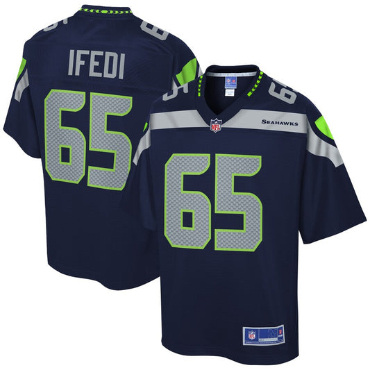 Seattle Seahawks Germain Ifedi Pro Line Navy Football Jersey product image