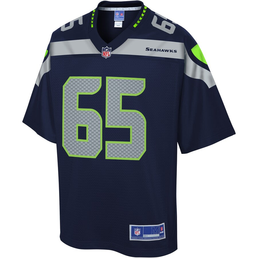 Seattle Seahawks Germain Ifedi Pro Line Navy Football Jersey product image