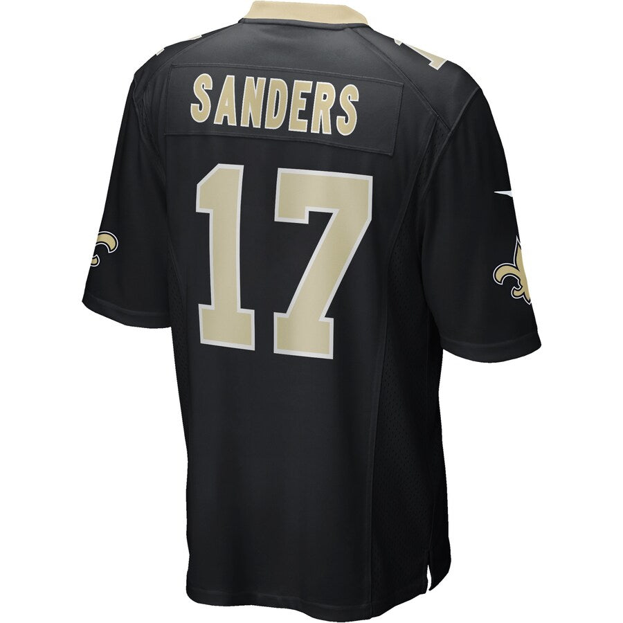 New Orleans Saints Emmanuel Sanders Game Black Football Jersey product image