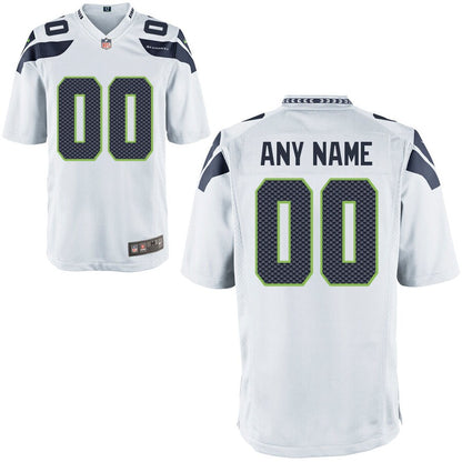 Seattle Seahawks Customized Game White Football Jersey product image