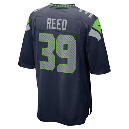 Seattle Seahawks D.j. Reed Game Navy Football Jersey product image