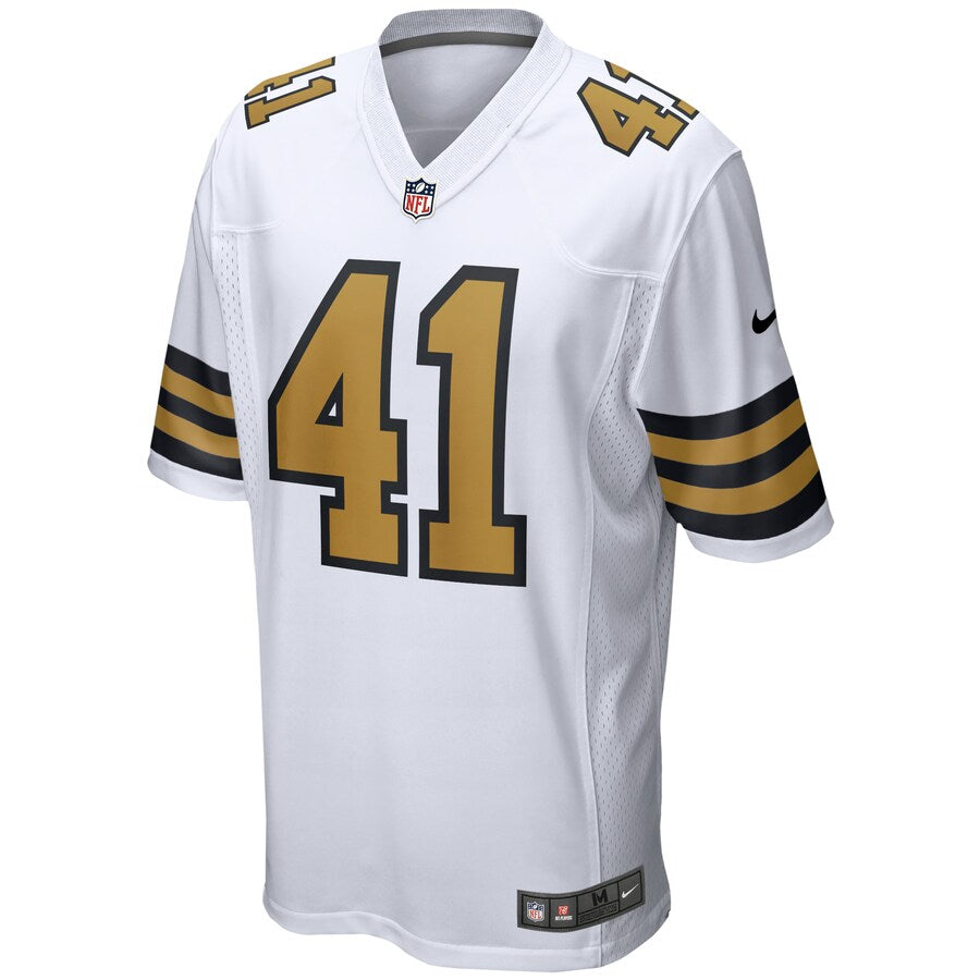 New Orleans Saints Alvin Kamara Alternate Game White Football Jersey product image