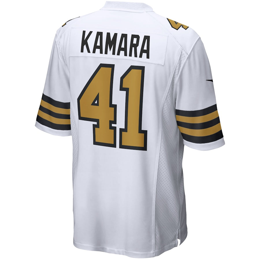 New Orleans Saints Alvin Kamara Alternate Game White Football Jersey product image