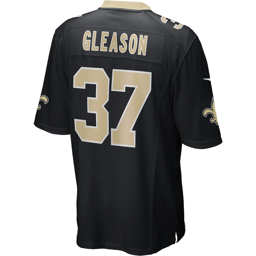 New Orleans Saints Steve Gleason Game Black Football Jersey product image