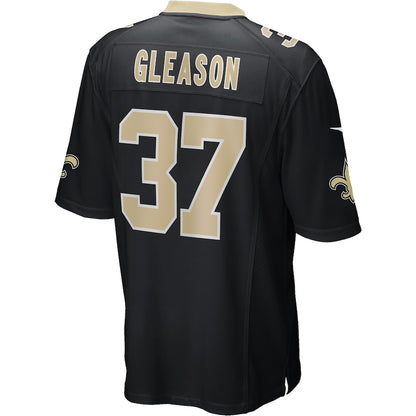 New Orleans Saints Steve Gleason Game Black Football Jersey product image