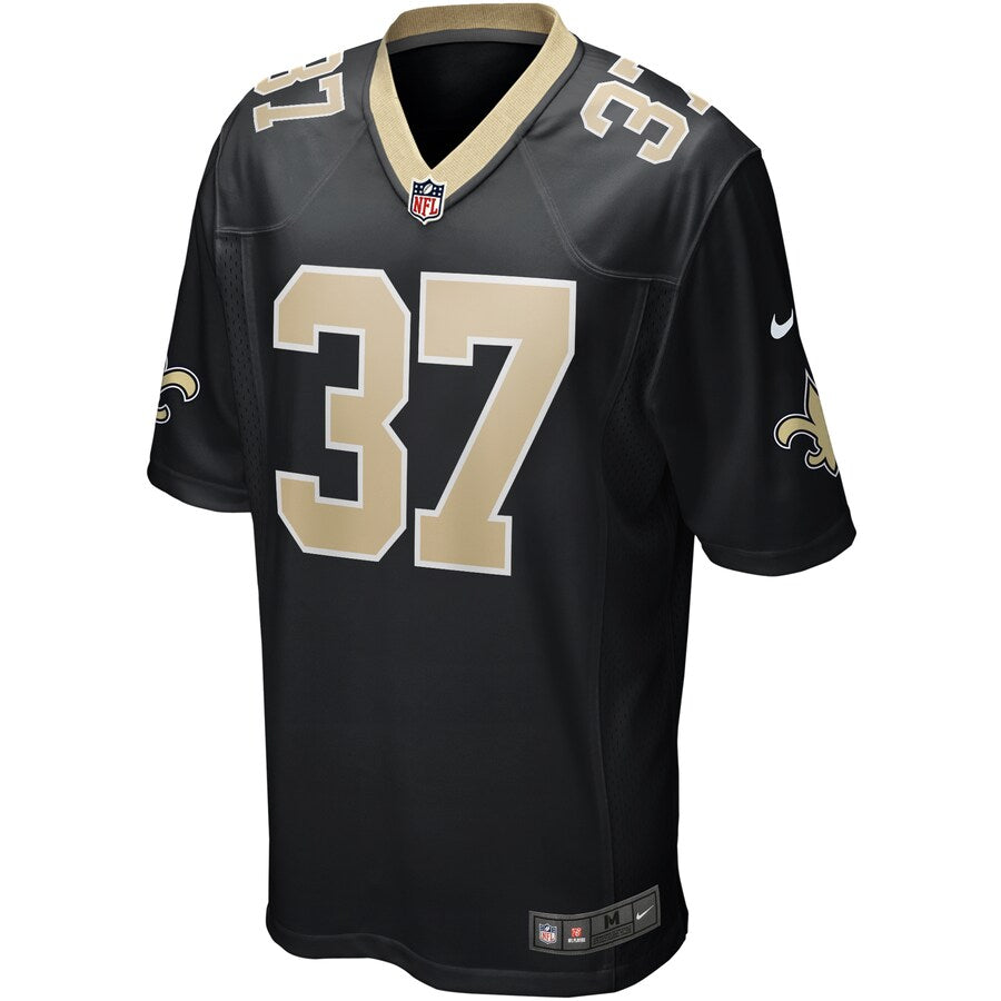 New Orleans Saints Steve Gleason Game Black Football Jersey product image