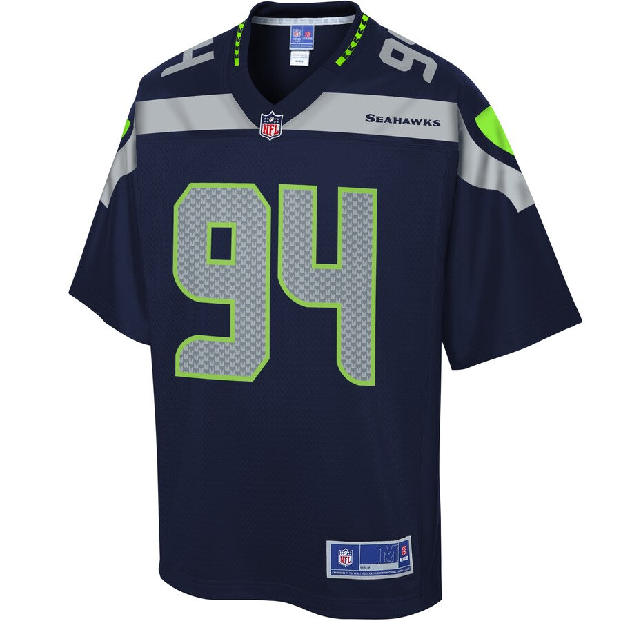Seattle Seahawks Ziggy Ansah Pro Line Navy Football Jersey product image