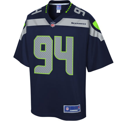 Seattle Seahawks Ziggy Ansah Pro Line Navy Football Jersey product image