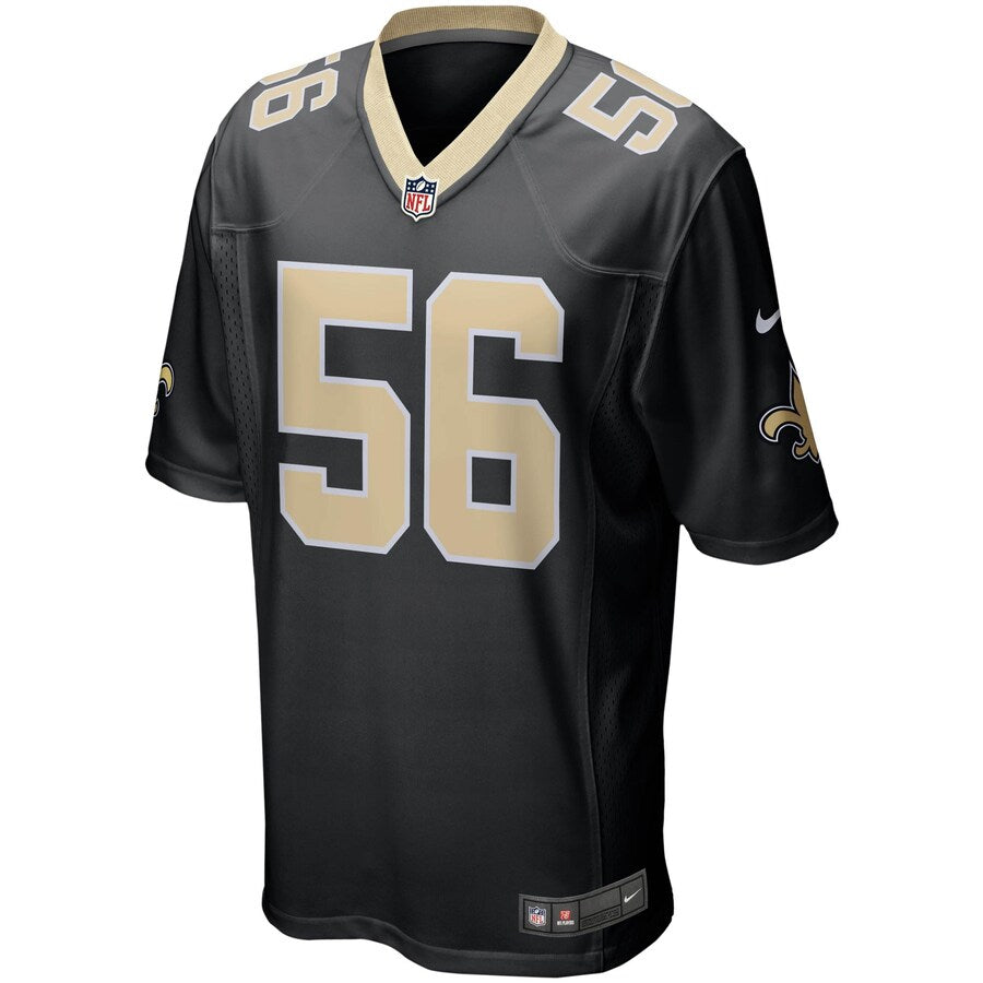 New Orleans Saints Demario Davis Game Black Football Jersey product image
