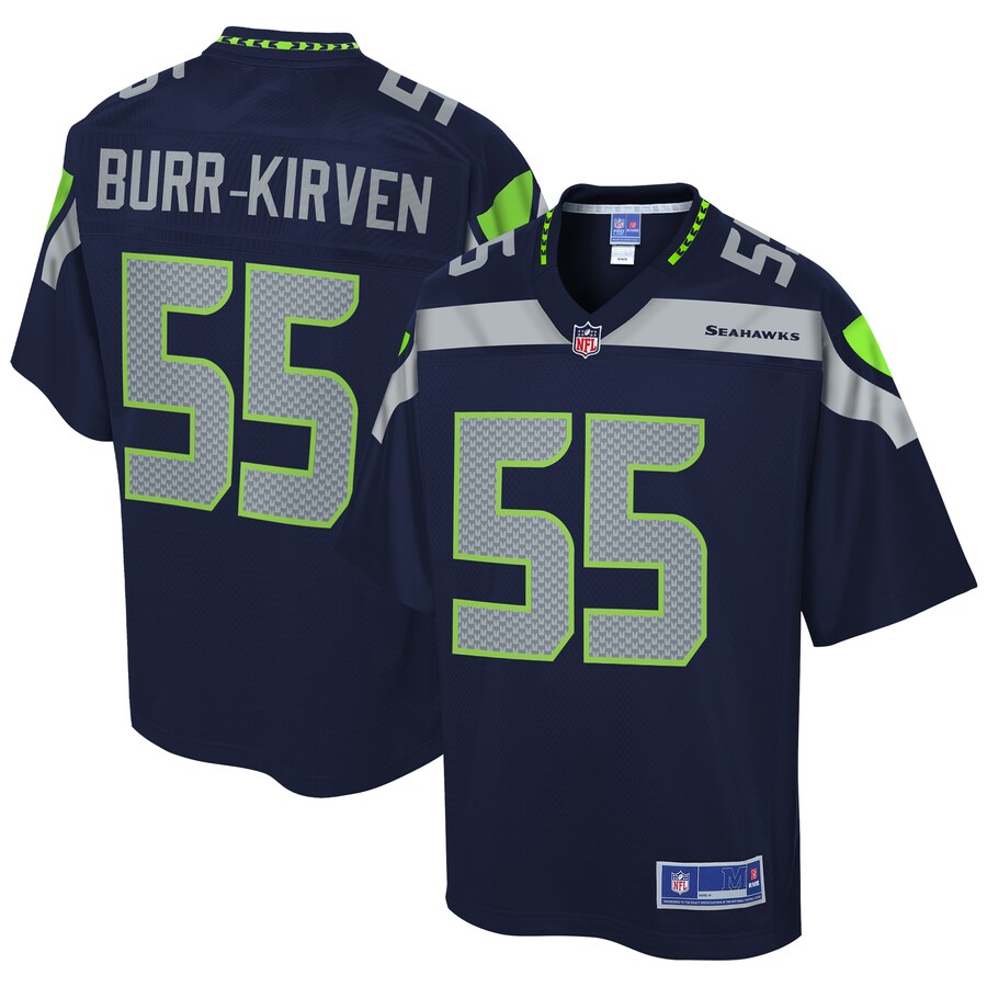 Seattle Seahawks Ben Burr-Kirven Pro Line Navy Football Jersey product image