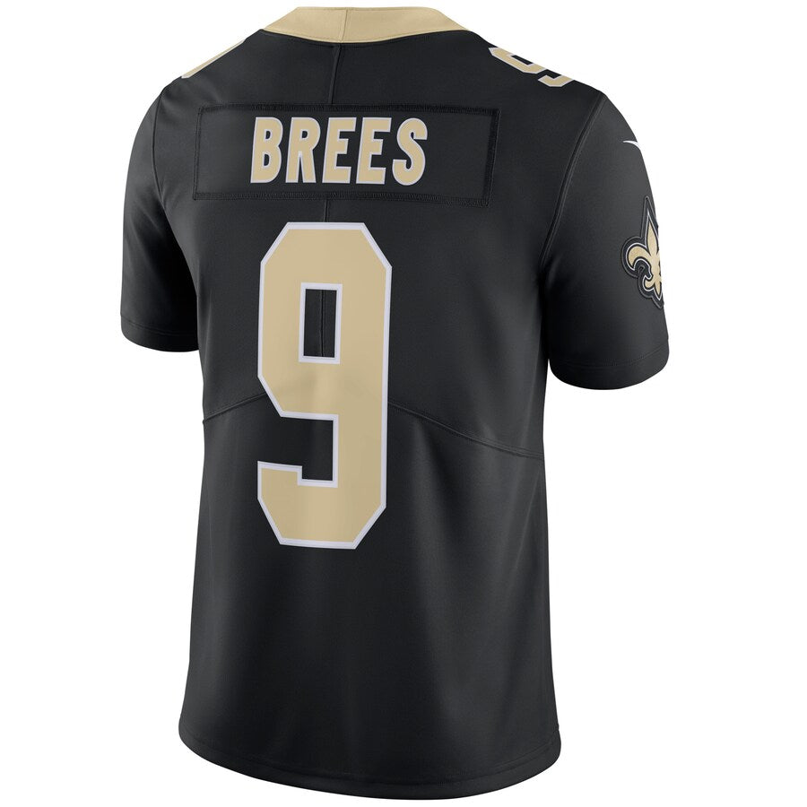 New Orleans Saints Drew Brees Limited Black Football Jersey product image