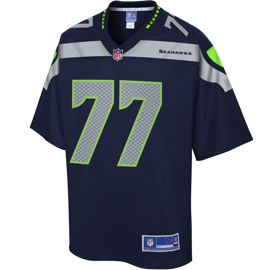 Seattle Seahawks Ethan Pocic Pro Line Team Color Navy Football Jersey product image