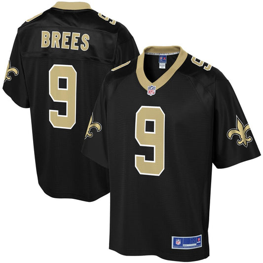 New Orleans Saints Drew Brees Pro Line Black Football Jersey product image