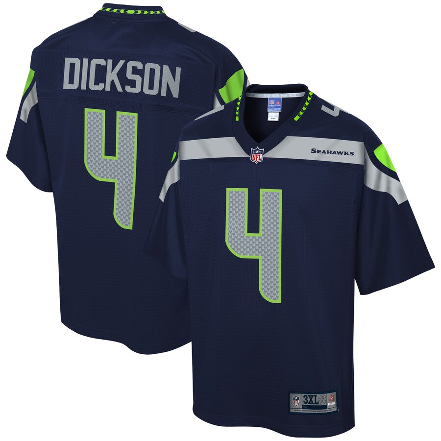 Seattle Seahawks Michael Dickson Pro Line Big & Tall Navy Football Jersey product image
