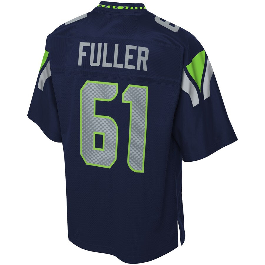 Seattle Seahawks Kyle Fuller Pro Line Team Color Navy Football Jersey product image