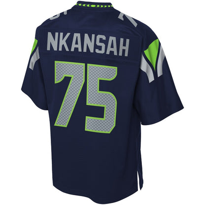 Seattle Seahawks Elijah Nkansah Pro Line Navy Football Jersey product image