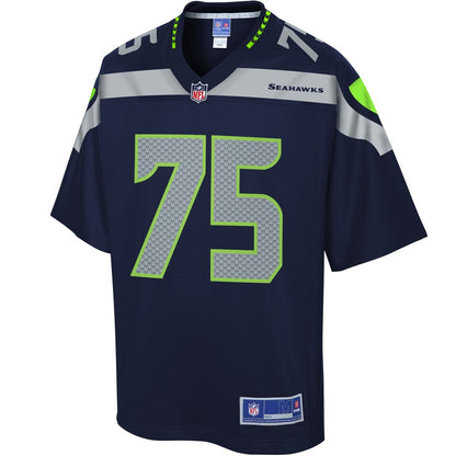 Seattle Seahawks Elijah Nkansah Pro Line Navy Football Jersey product image