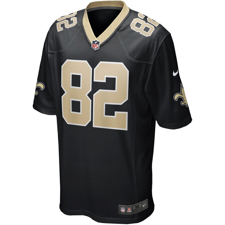 New Orleans Saints Bob Pollard Game Black Football Jersey product image