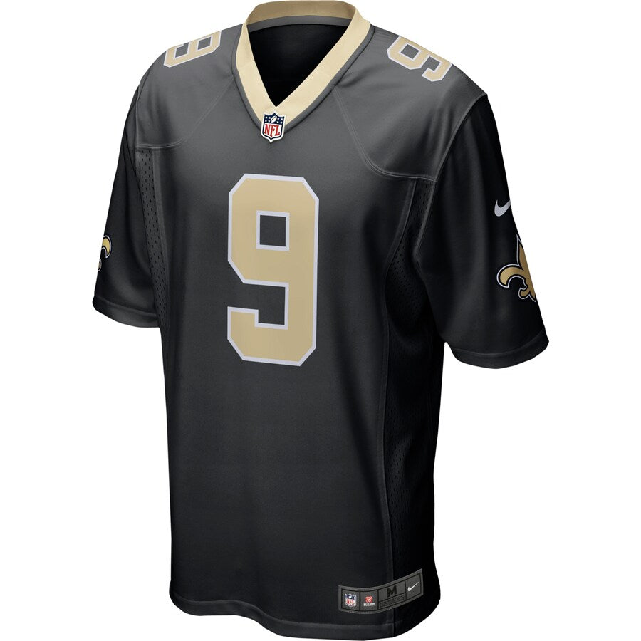New Orleans Saints Drew Brees Game Team Color Black Football Jersey product image