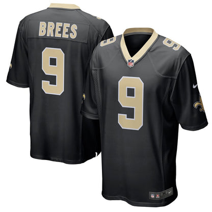 New Orleans Saints Drew Brees Game Team Color Black Football Jersey product image