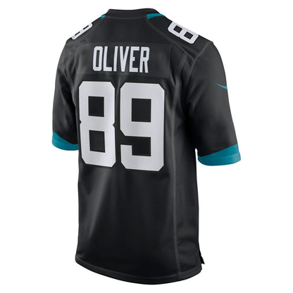 Jacksonville Jaguars Josh Oliver Game Black Football Jersey product image