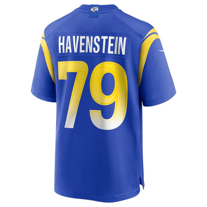 Los Angeles Rams Rob Havenstein Game Royal Football Jersey product image