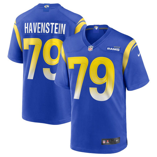 Los Angeles Rams Rob Havenstein Game Royal Football Jersey product image