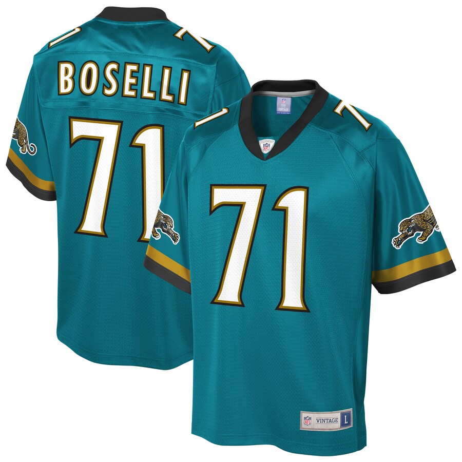 Jacksonville Jaguars Tony Boselli Pro Line Teal Football Jersey product image