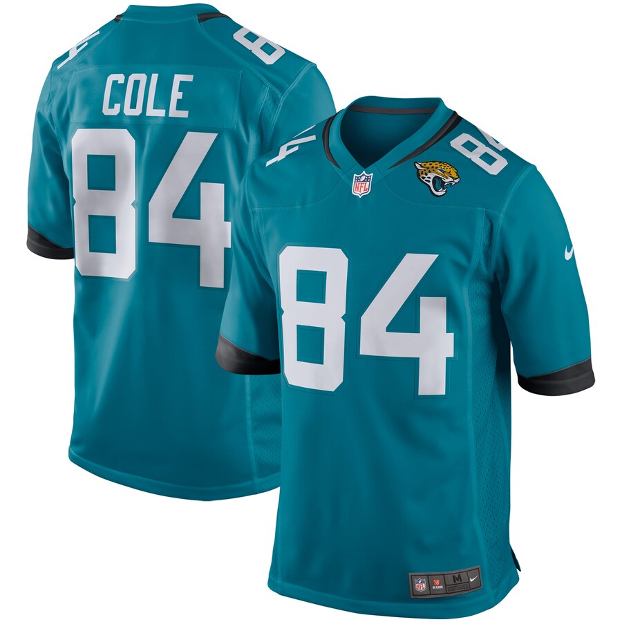 Jacksonville Jaguars Keelan Cole Teal Game Teal Football Jersey product image