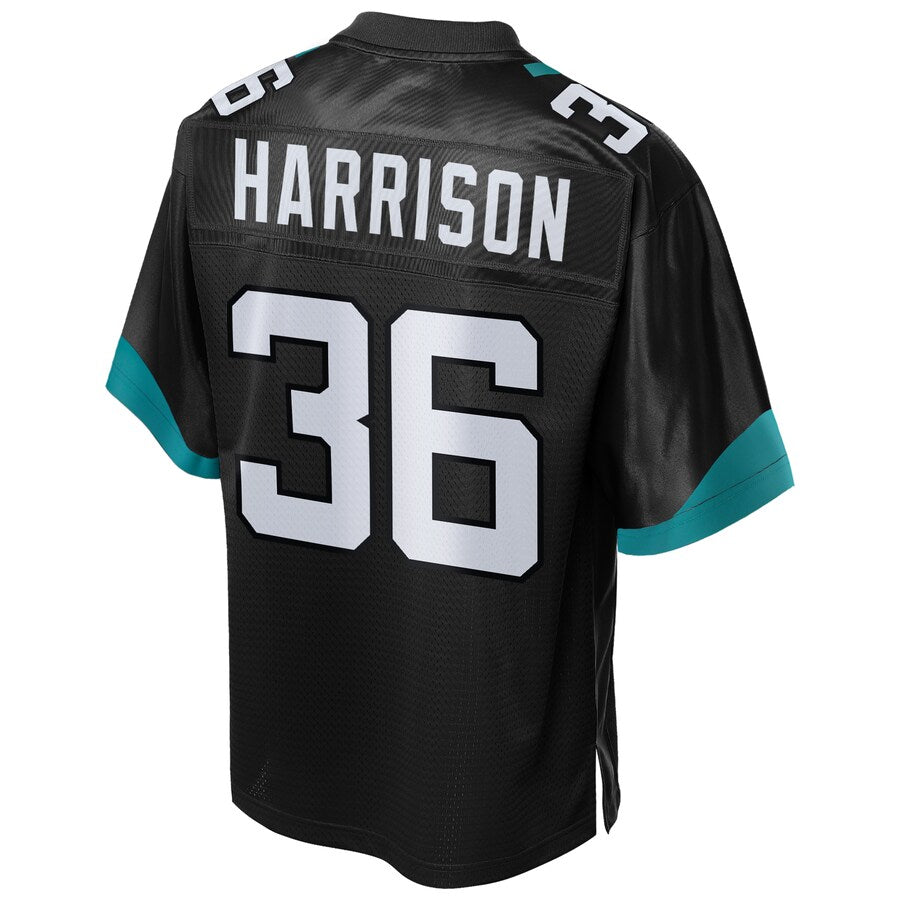 Jacksonville Jaguars Ronnie Harrison Pro Line Big & Tall Black Football Jersey product image