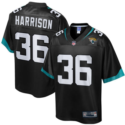 Jacksonville Jaguars Ronnie Harrison Pro Line Big & Tall Black Football Jersey product image
