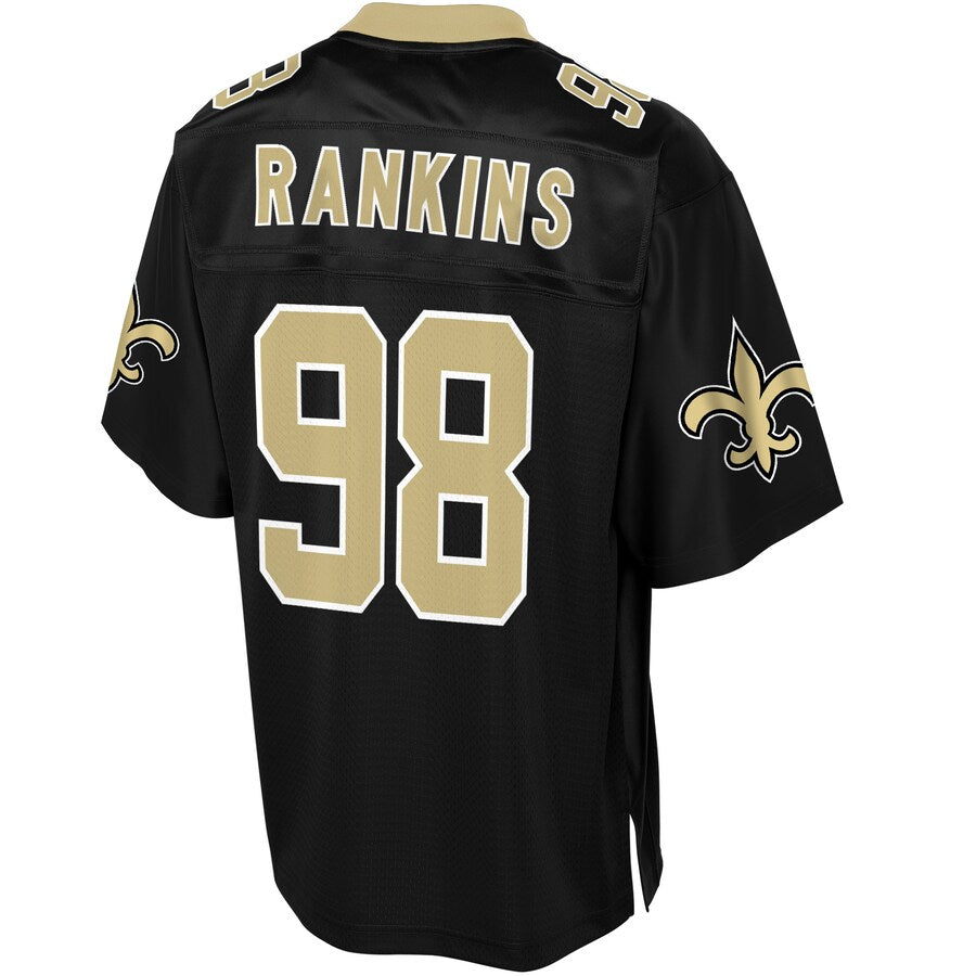 New Orleans Saints Sheldon Rankins Pro Line Big & Tall Black Football Jersey product image