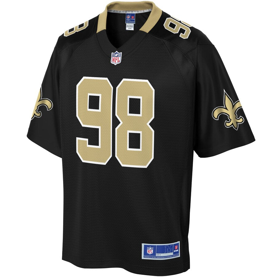 New Orleans Saints Sheldon Rankins Pro Line Big & Tall Black Football Jersey product image